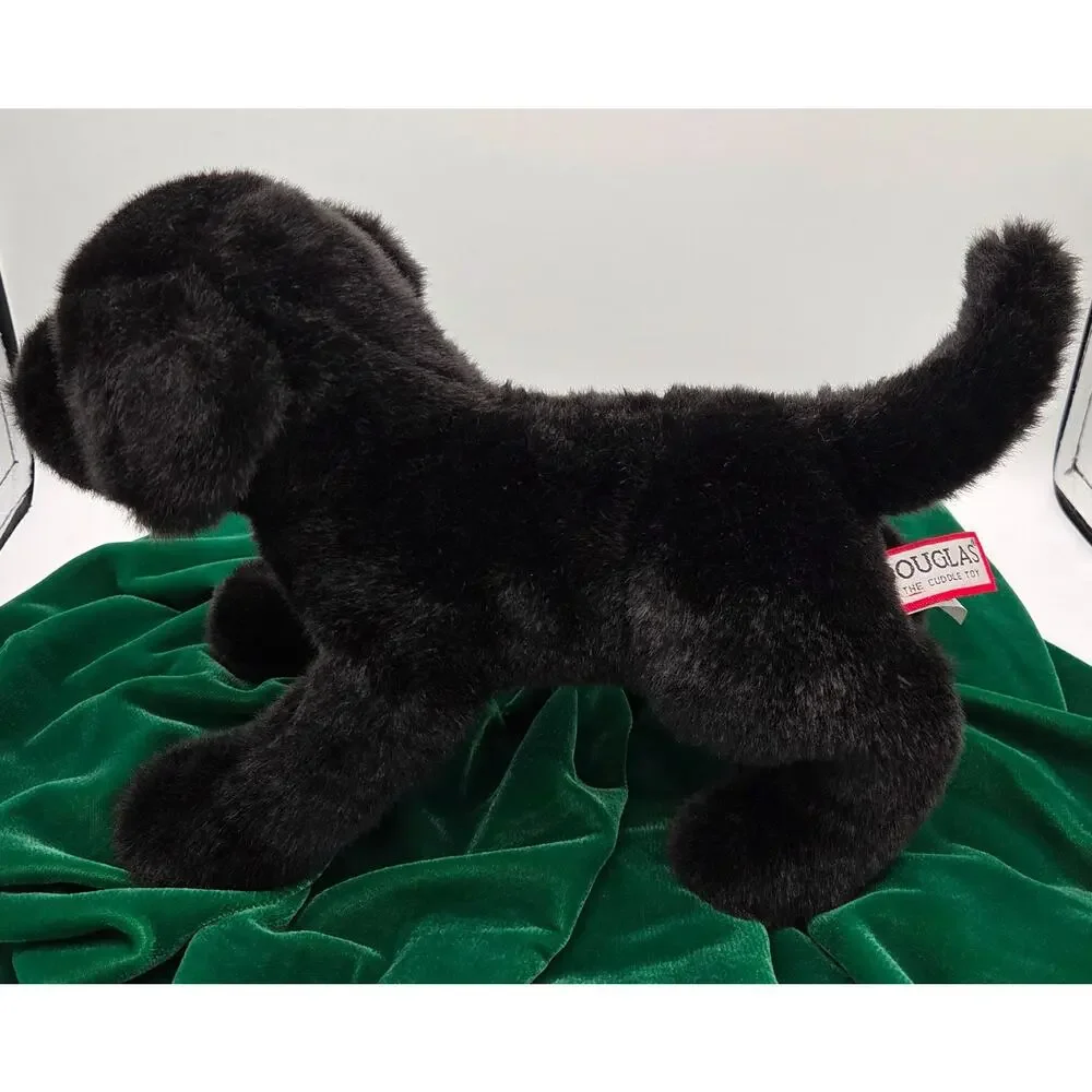 Douglas Brewster Black Lab Dog Plush Stuffed Animal Puppy 12
